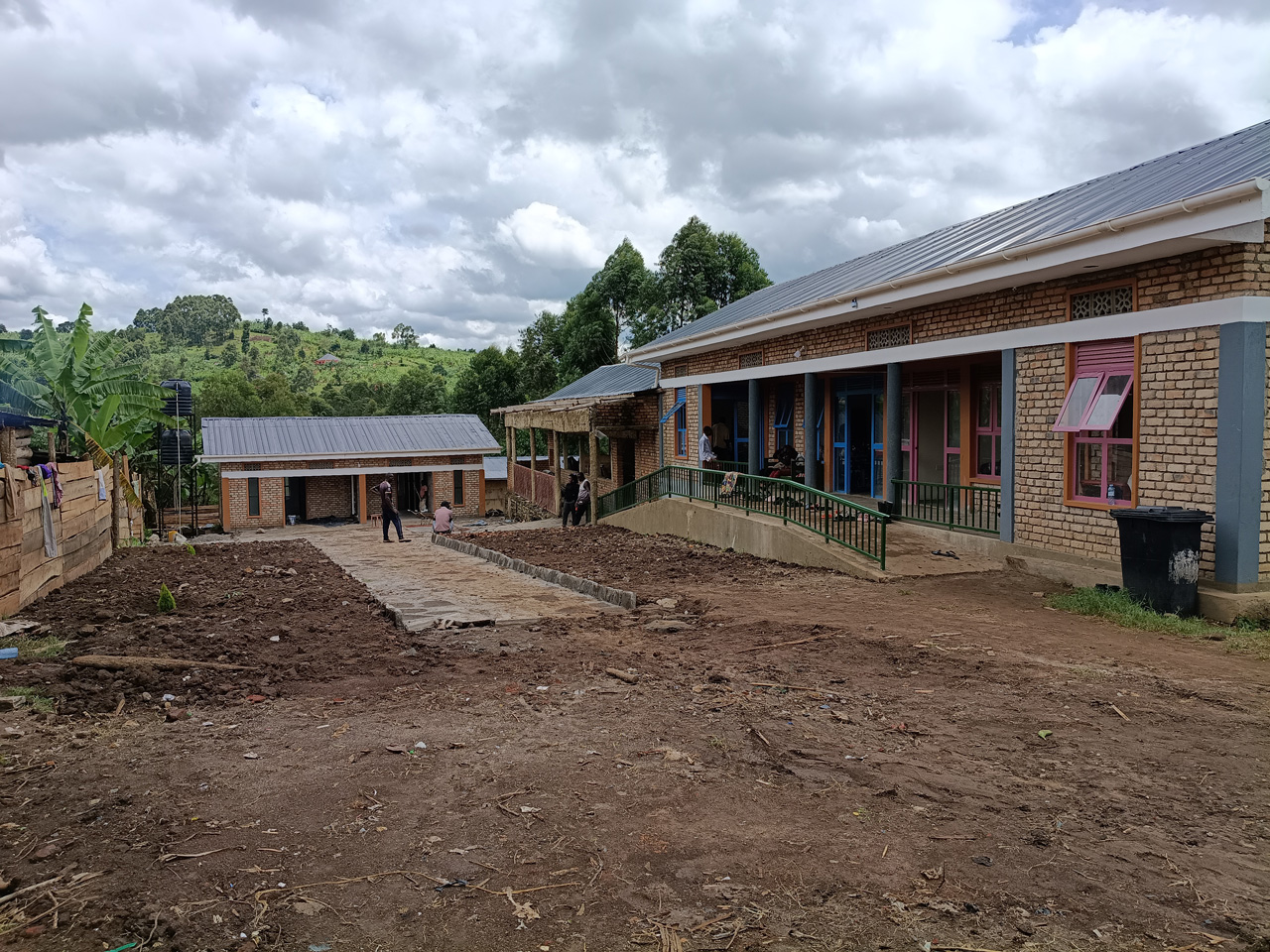 Rest of site - wash rooms, classrooms, (and kitchen and dining room - these two are not fully completed yet)