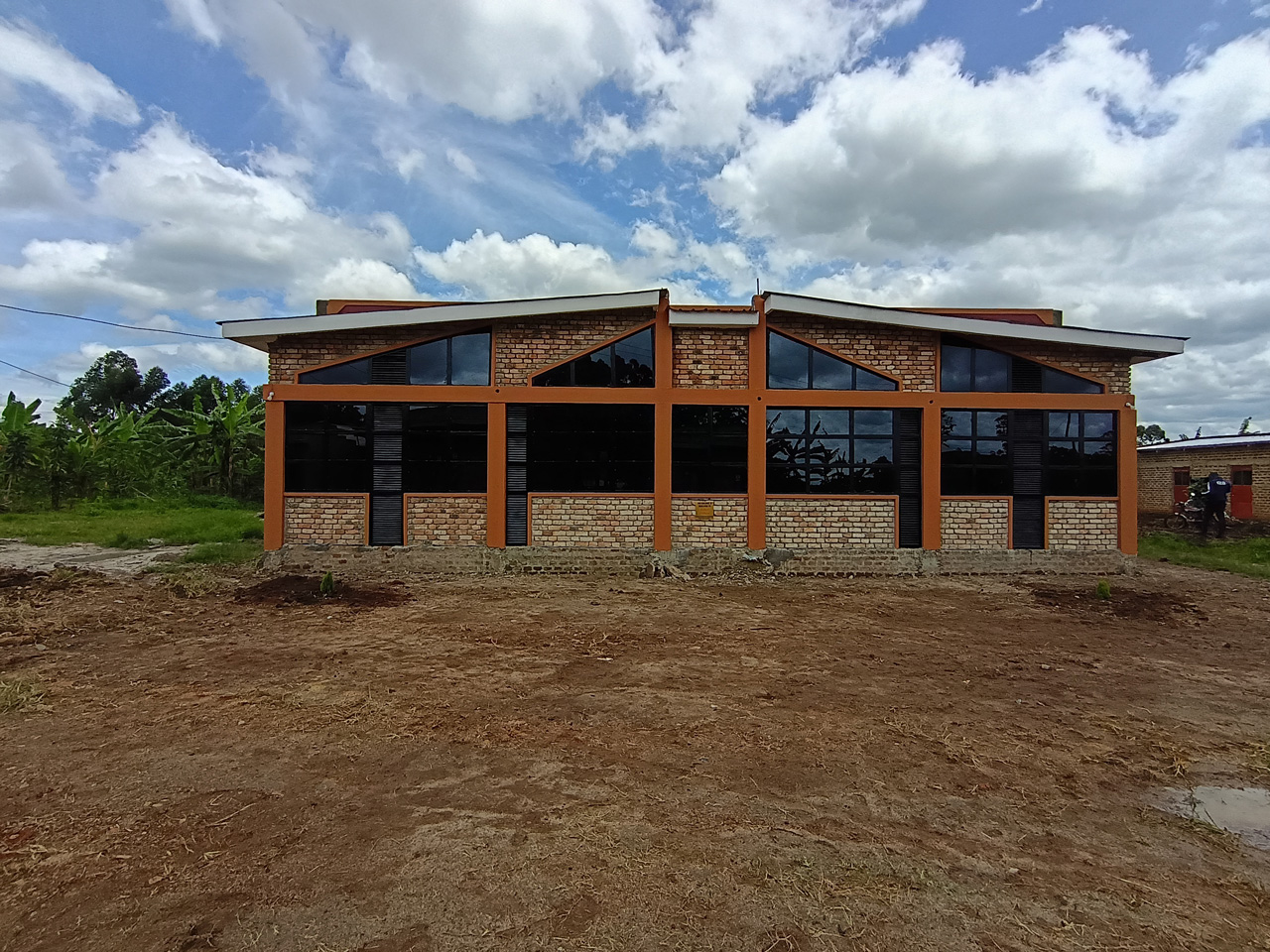Front of the building supported by last year's offering for renovation